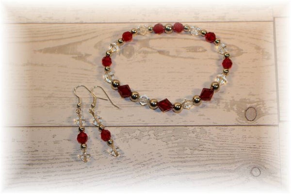 BE62 Bracelet and Earrings Set
