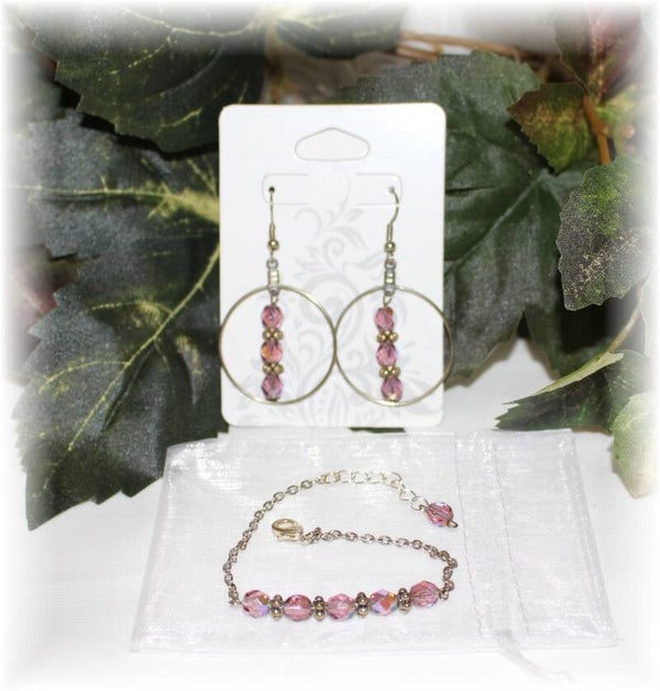 BE25 Bracelet and Earrings Set