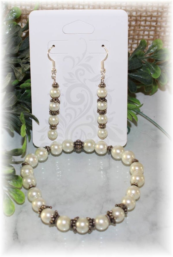 BE34 Bracelet and Earrings Set