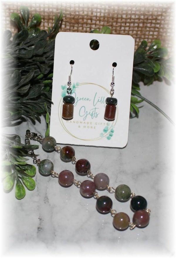 BE42 Bracelet and Earrings Set