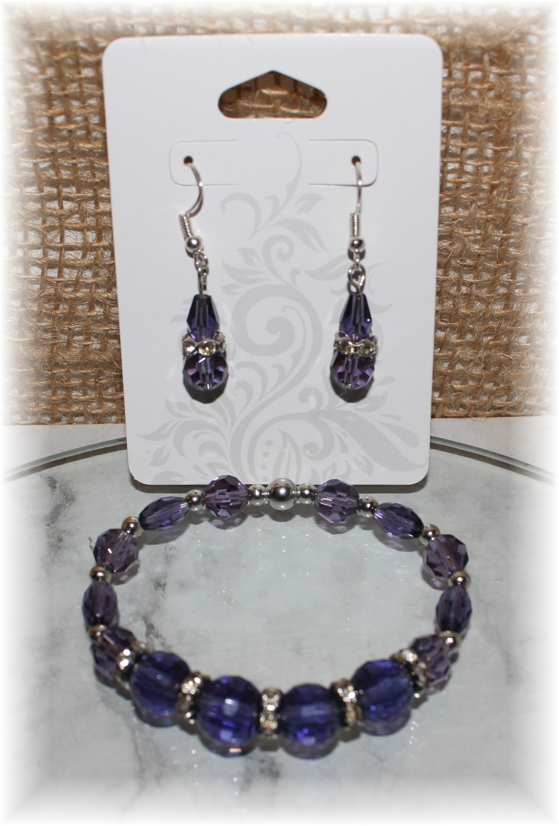 BE43 Bracelet and Earrings Set