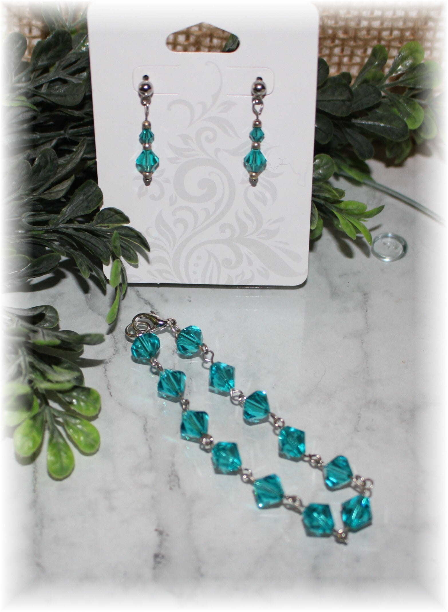 BE47 Bracelet and Earrings Set