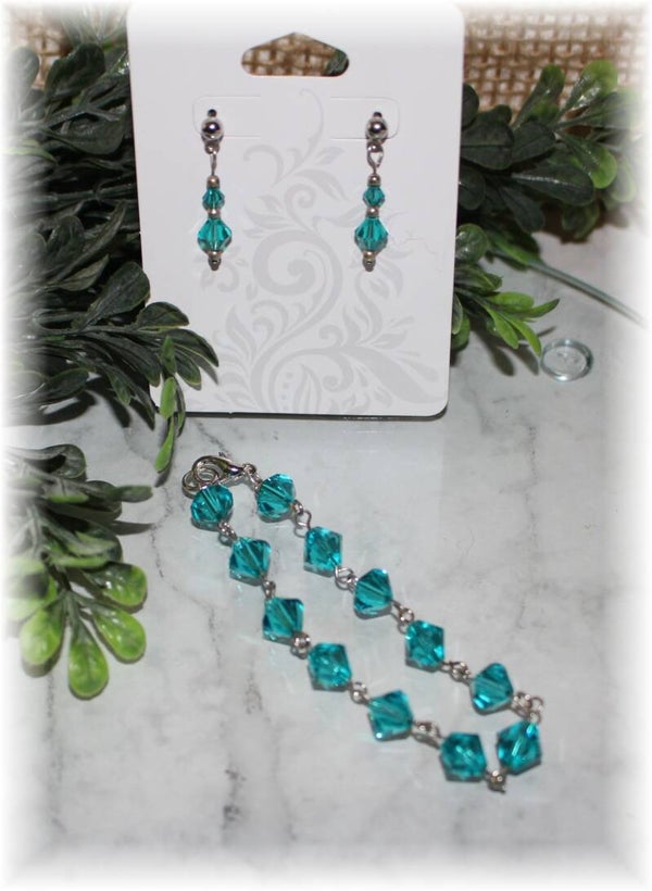 BE47 Bracelet and Earrings Set