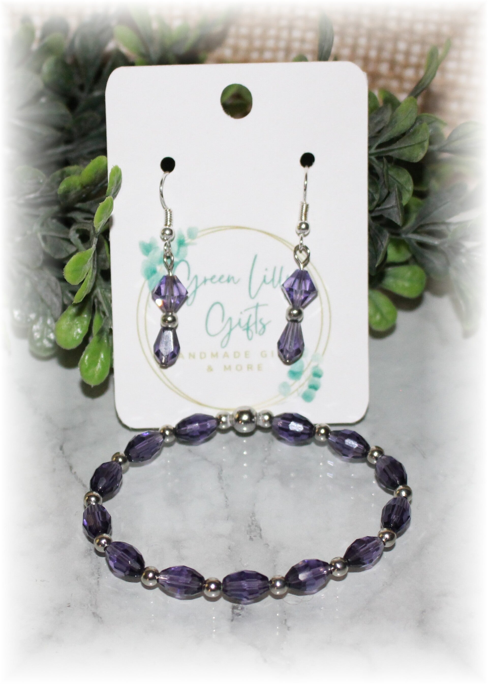 BE55 Bracelet and Earrings Set