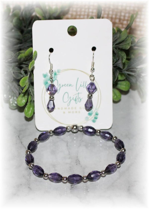 BE55 Bracelet and Earrings Set