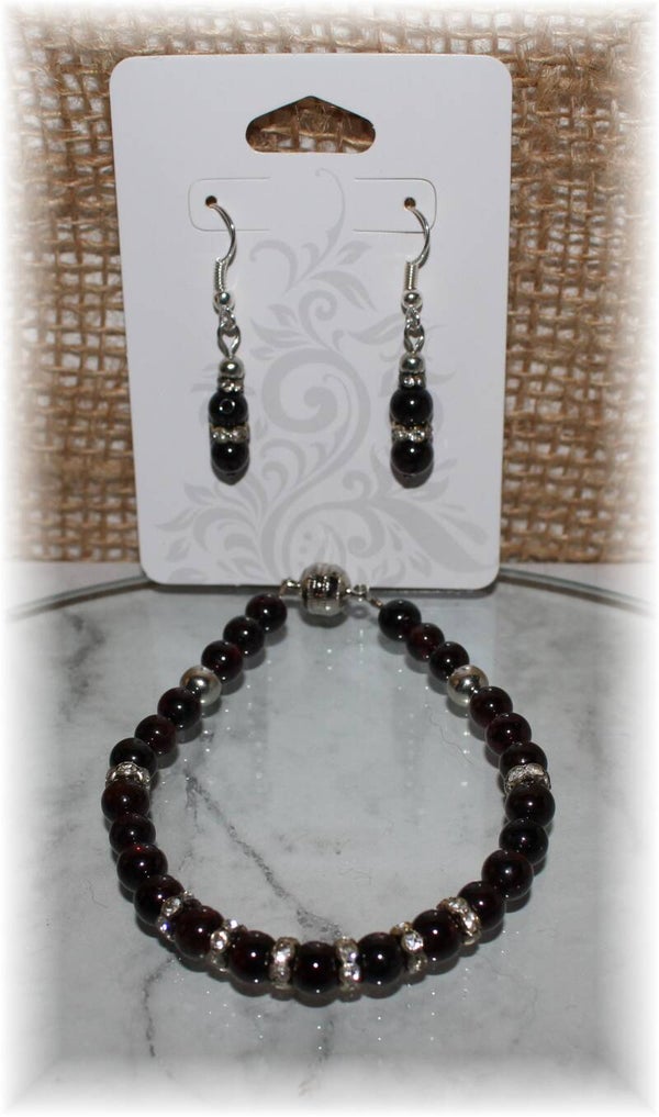 BE58 Bracelet and Earrings Set