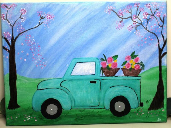 CANVAS-011 Truck Painting