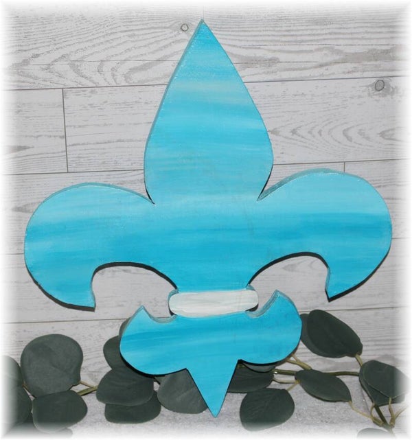 WF-007 Wood Fleur-de-Lis
