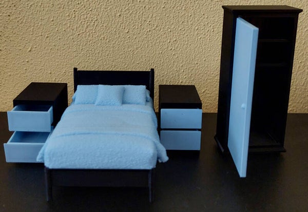 2-persoons slaapkamer 1:24