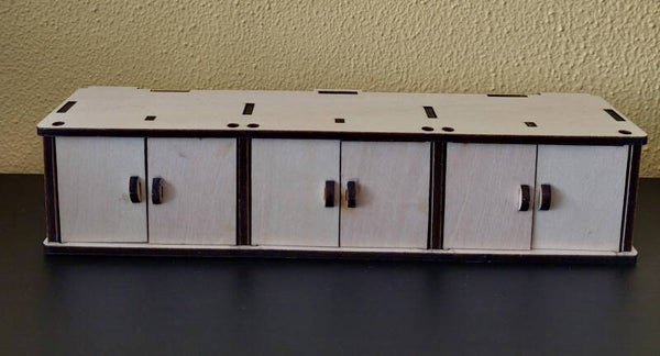 Houten dressoir 1:12