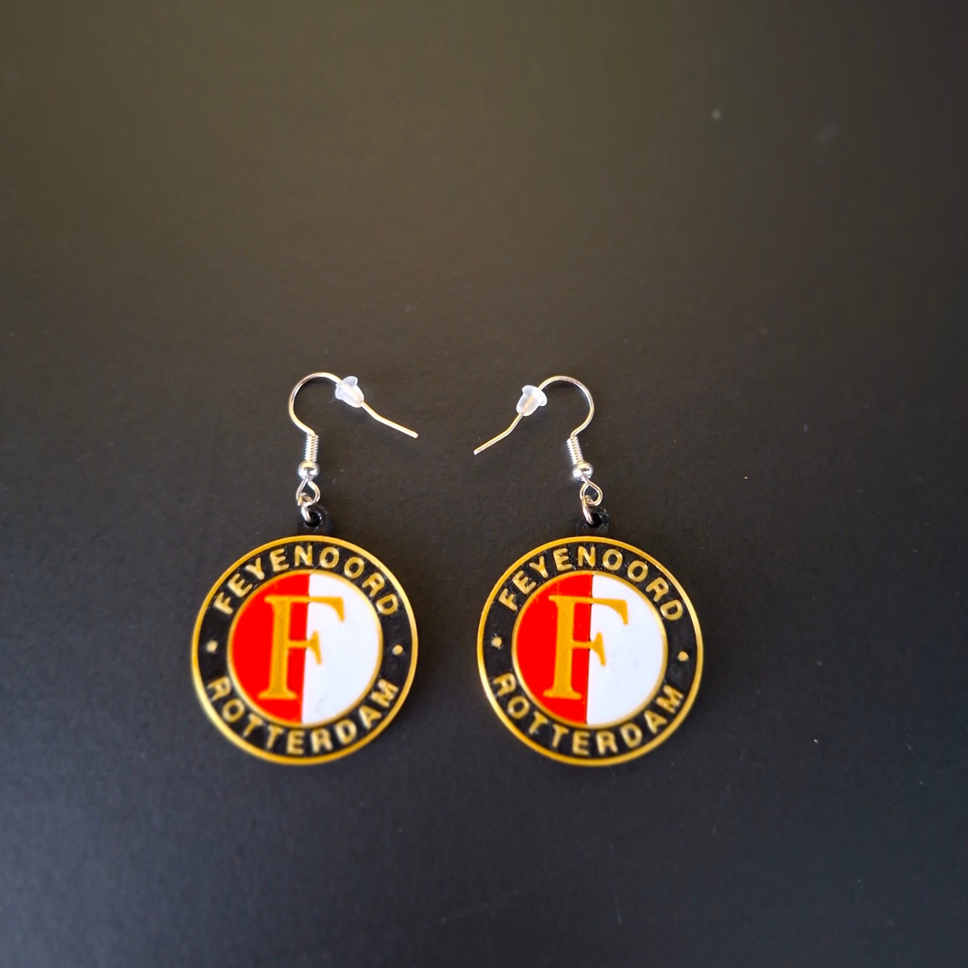 Feyenoord oorbellen