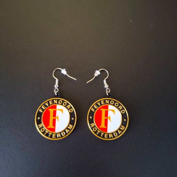 Feyenoord oorbellen
