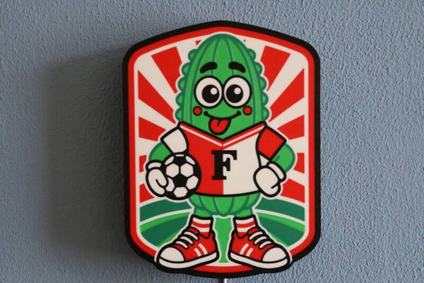 Feyenoord Augurk Lightbox – Een vrolijke blikvanger voor iedere supporter!