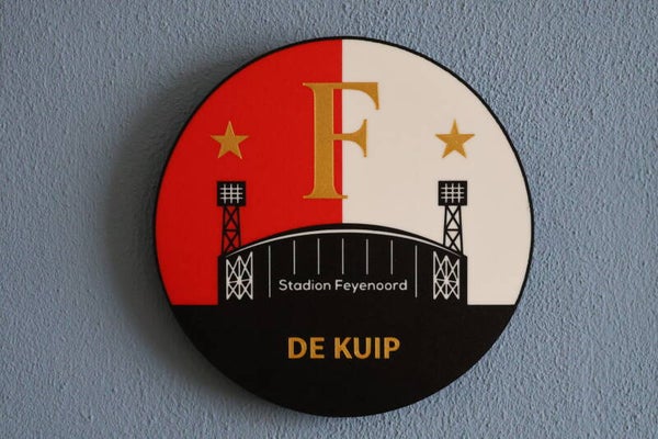 Feyenoord 3D-wanddecoratie – De Kuip