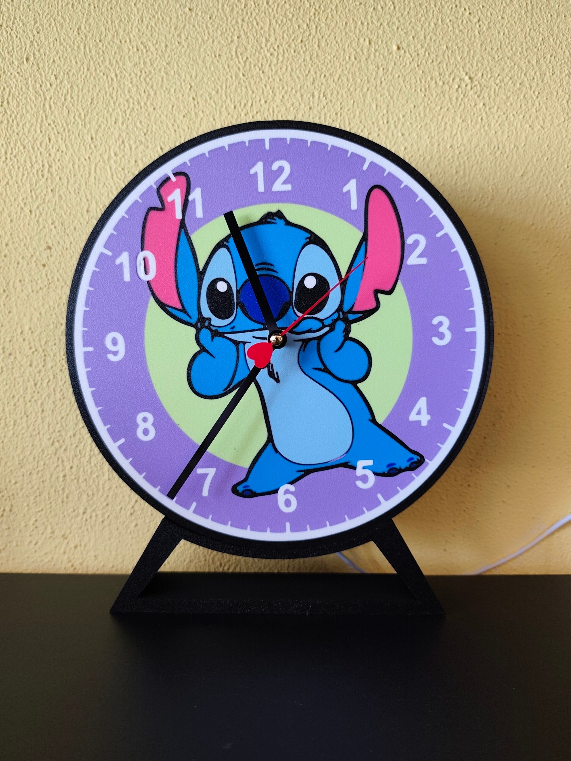 Stitch lamp en klok