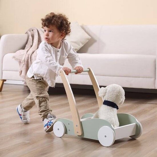 Loopwagen Mint ( gratis gepersonaliseerd)