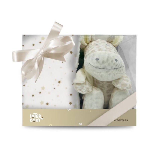 Cadeauset Baby beige – Knuffel & Deken | Perfect Kraamcadeau