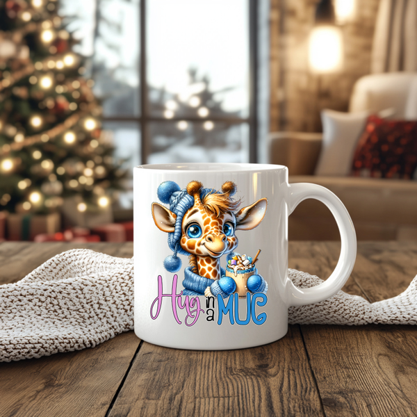 ❄️Baby Giraf with hot Cocoa ❄️