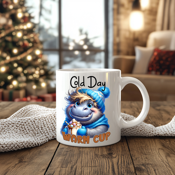 ❄️Baby Hippo with hot Cocoa ❄️