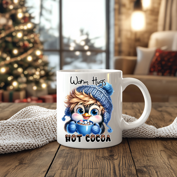 ❄️Baby Penquin with hot Cocoa ❄️