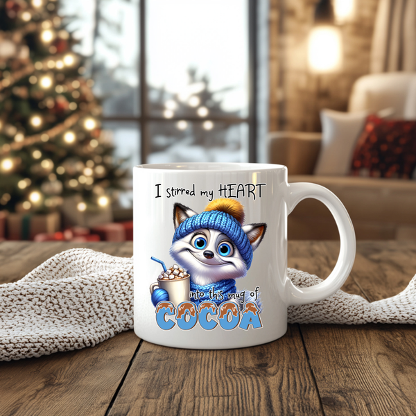 ❄️Cute Winter Animal with hot Cocoa ❄️