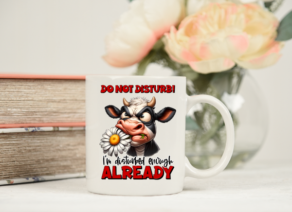 Bedrukte mok Do not disturb