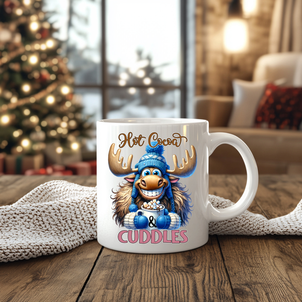 ❄️Funny Moose with hot Cocoa ❄️