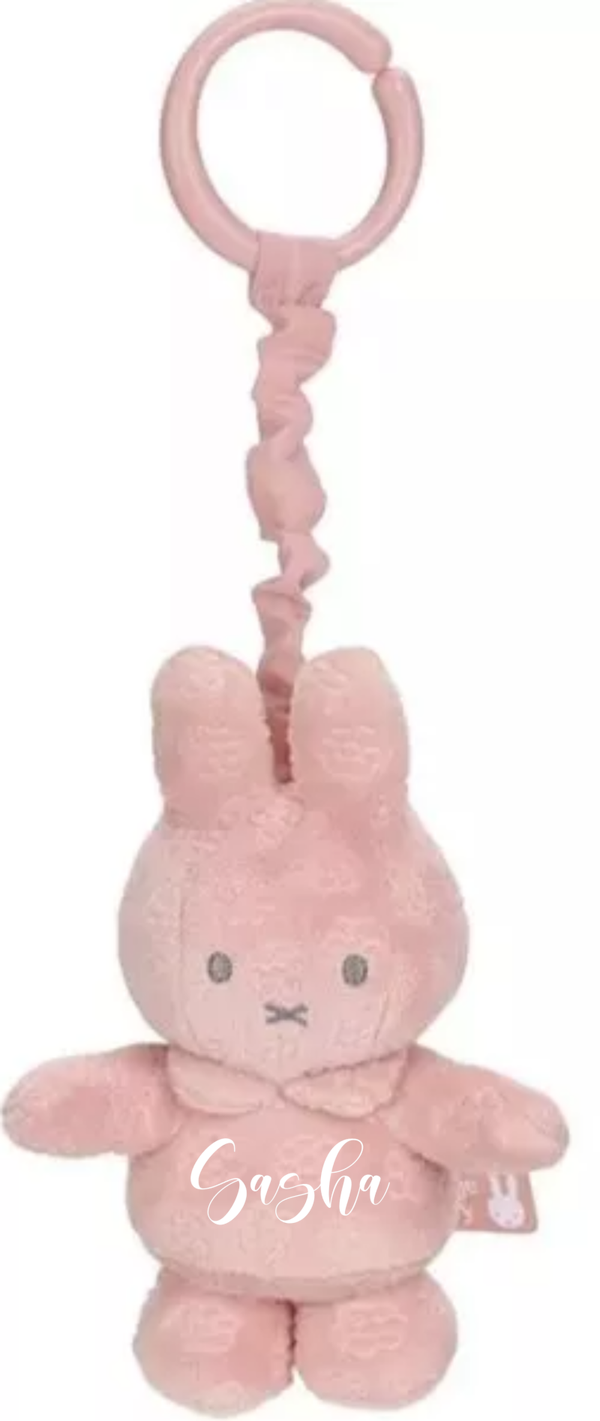 ✨ Nijntje Trilfiguur – Pink  Flower✨ gratis gepersonaliseerd