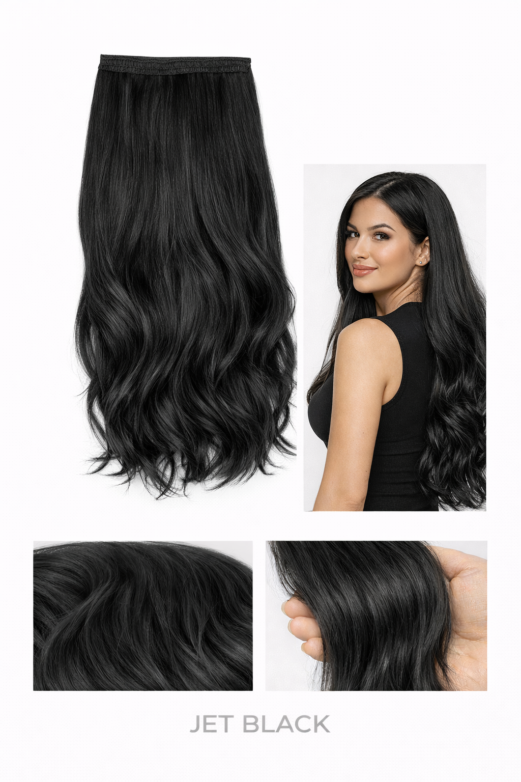 VON MORGEN Inviseble Extensions Jet Black