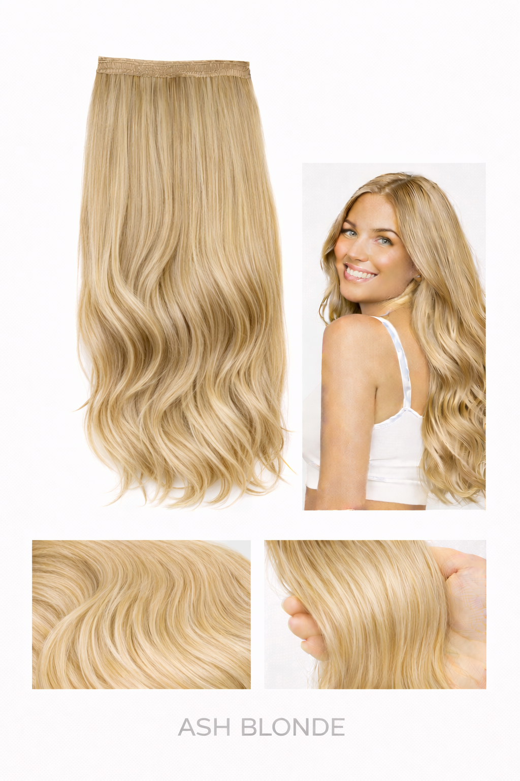 VON MORGEN Inviseble Extensions Ash Blonde