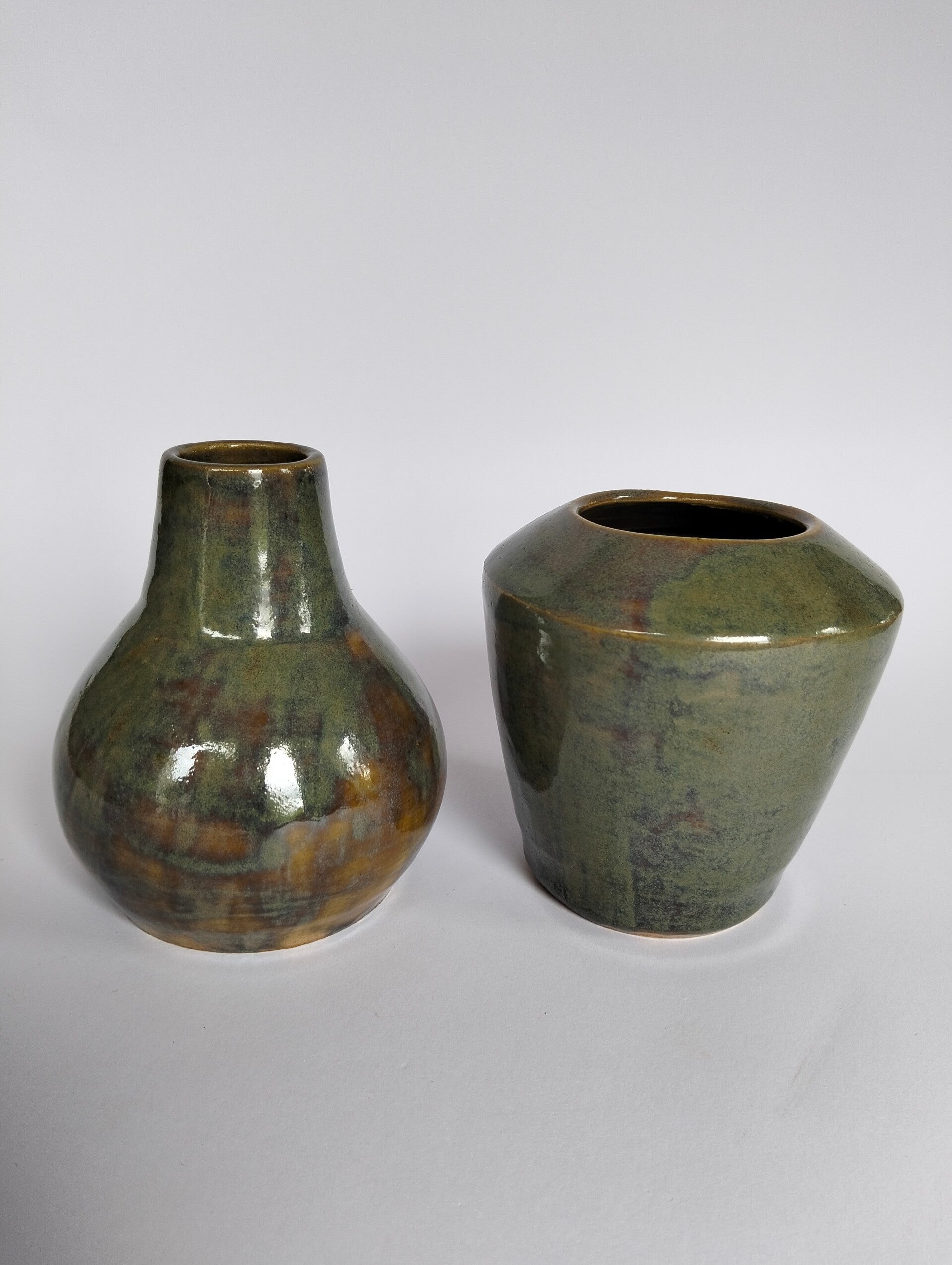 Duo vaasjes "Zeegras"