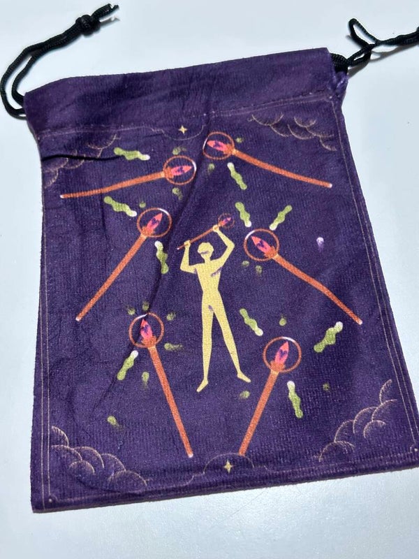 velvet tarot card storage bag