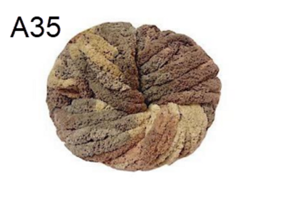 A35 Variegated chunky yarn