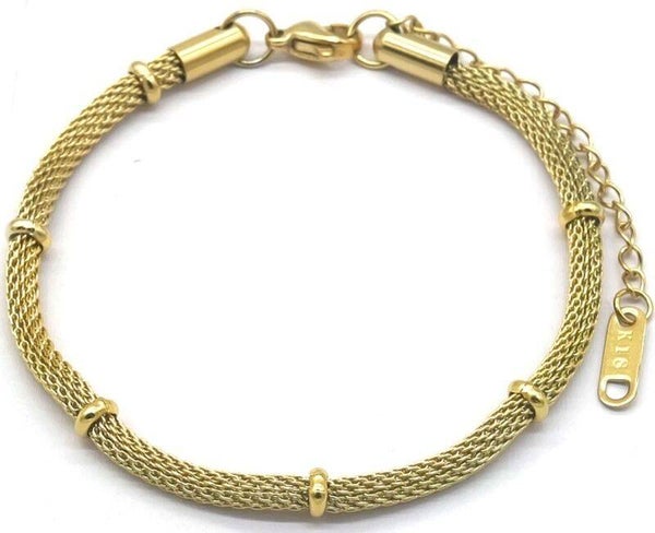 Stalen armband -16-21 cm