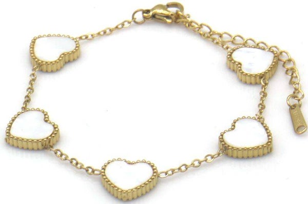 Stalen armbanden harten MOP - 16-21cm