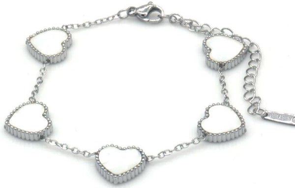 Stalen armbanden harten MOP - 16-21cm