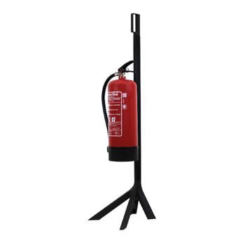 Blusserstandaard zwart met handgreep 116cm