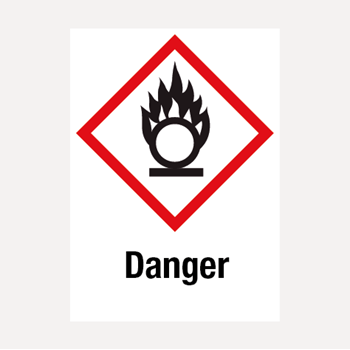 Oxiderende stoffen danger vinyl