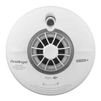 Fire Angel hittemelder, 3V, lith. draadloos