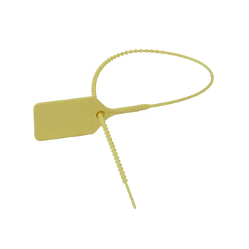 Verzegeling haspel 300 mm pastelgeel per 1000 stuks