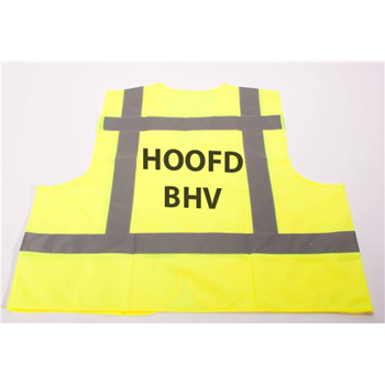 ATV Veiligheidsvest XXL Geel opdruk Hoofd BHV