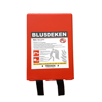 Blusdeken hardbox 100x100cm enkellaags