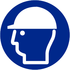 Mini picto veiligheidshelm verpl. vinyl 20 st 20x20mm