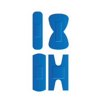 Assortiment detectiepleisters 100 stuks