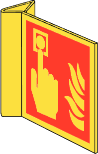 Brandmelder/vlam haaks fotolum PVC