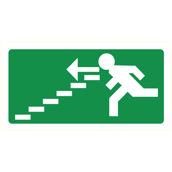 Nooduitgang trap links omlaag