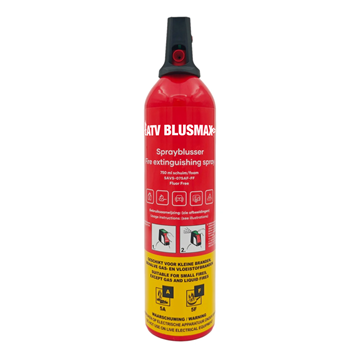 Blusmax Spray Brandblusser 750ml AF/ 100% PFAS-Fluorvrij