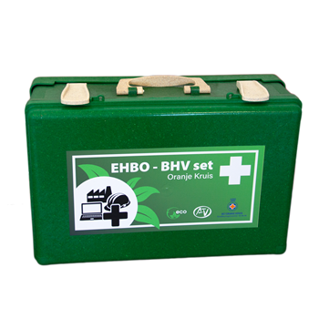 BHV verbandkoffer Oranje Kruis 2021 Eco Groen