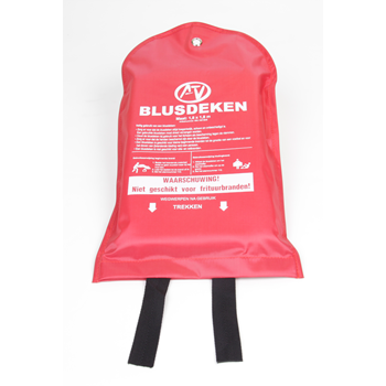 Blusdeken softbag 180x180cm enkellaags