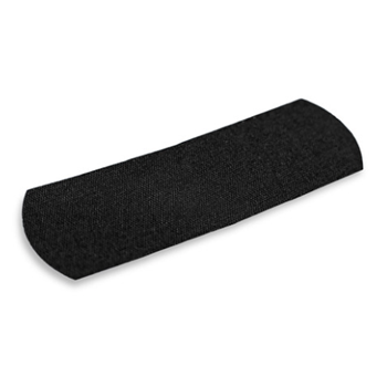 Zwarte Super Stretch textielpleisters 25x72mm 100 st